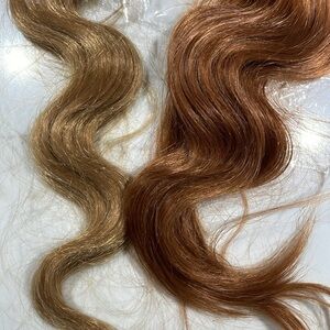 2Fer🥳🥳 2 SETS HAIR Extensions 20, 22, 24” Body Wave Auburn/Copper &  24” Blonde